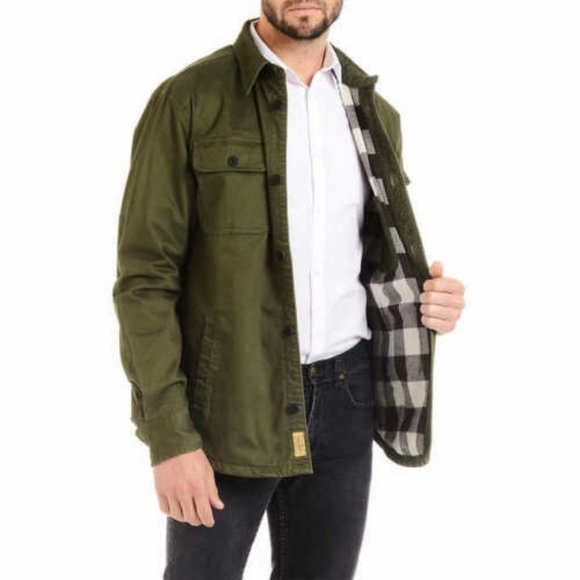 Jachs Men’s Flannel Lined Shirt Jacket - Picture 2 of 4